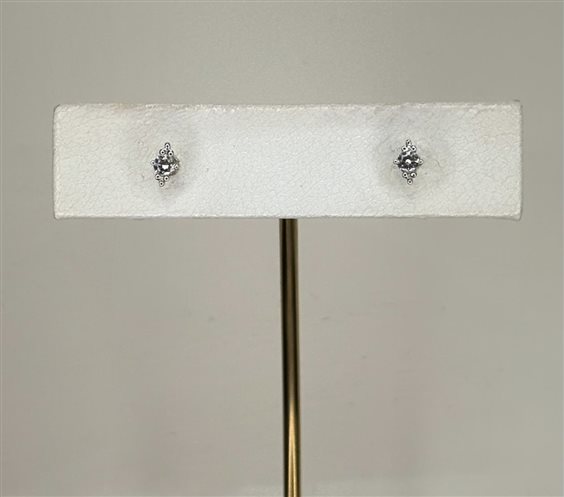 Orecchini Promesse Donna in Oro bianco Diamante 0.20 Ct PROOR517 - PROOR517